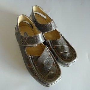 LKNW Wolky 4801 Venture Gladiator Sandal Grey 37 (bin 7)